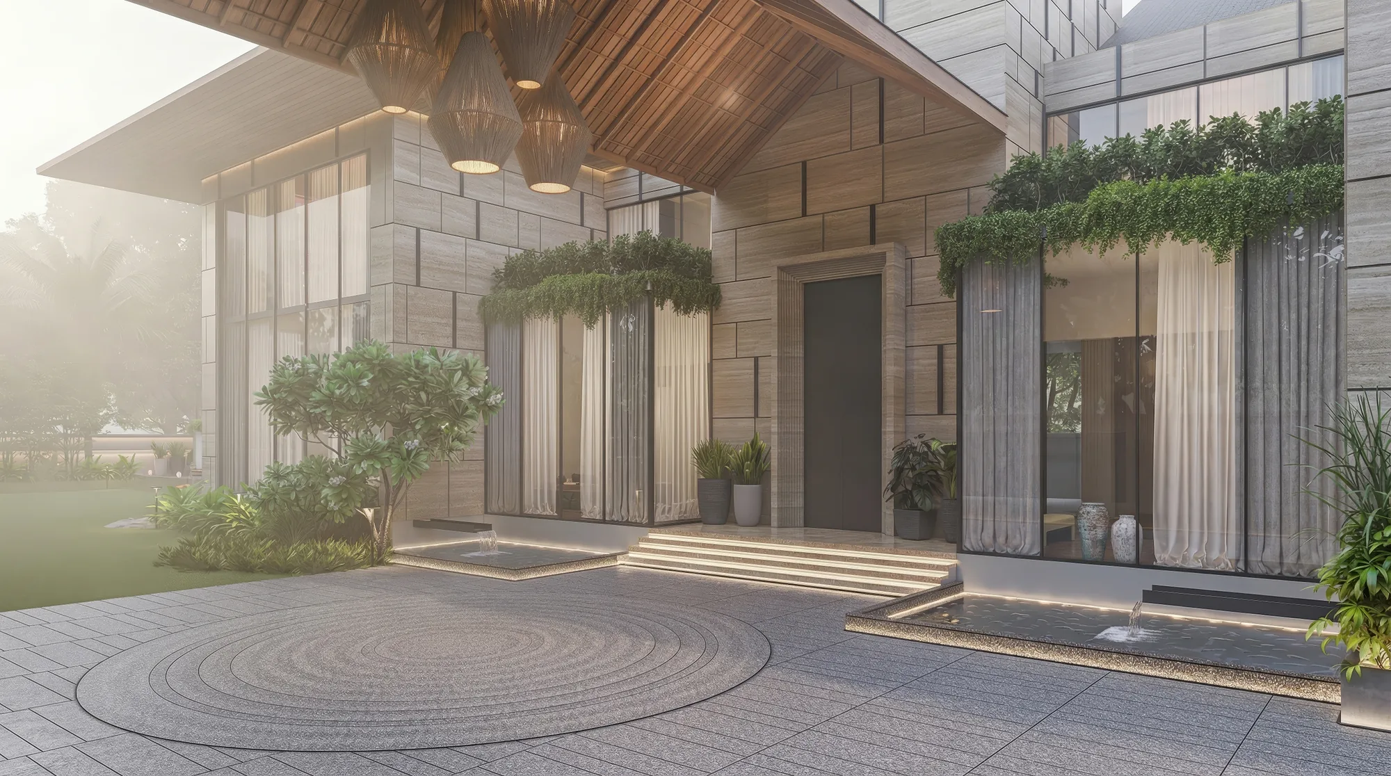 Ayush Agarwal Bungalow: Exterior visualization cover