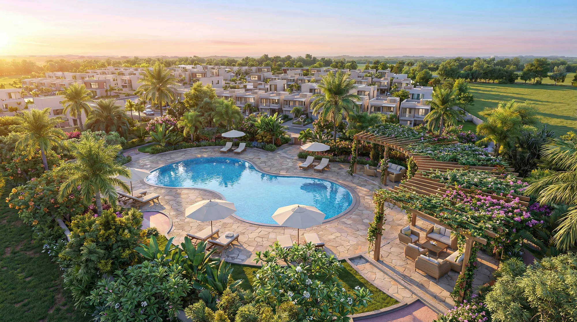 Dholera Collective: Exterior visualization cover