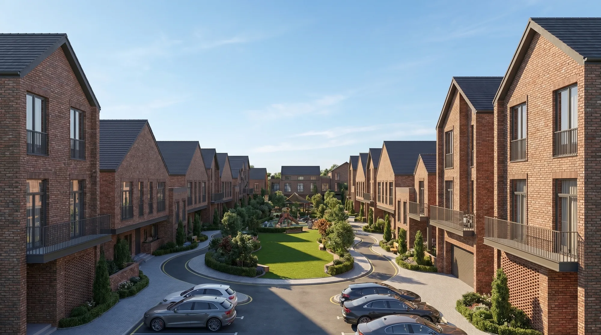 The Terrace Scheme: Exterior visualization cover